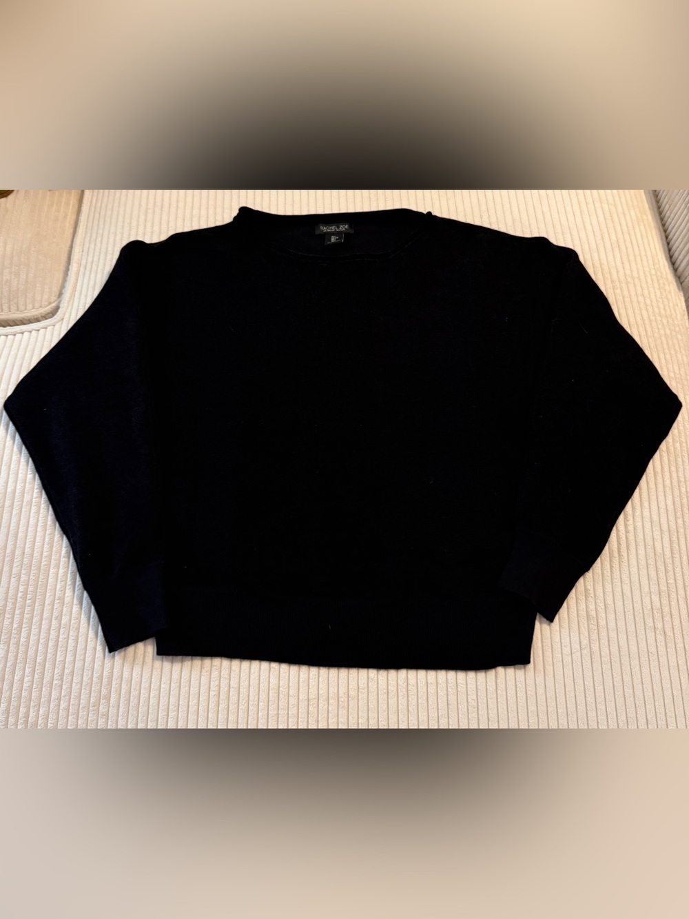 Rachel Zoe Black Crewneck Sweater
